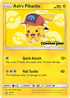 Ash's Pikachu (SM111) [Sun & Moon: Black Star Promos] | Gear Gaming Fayetteville