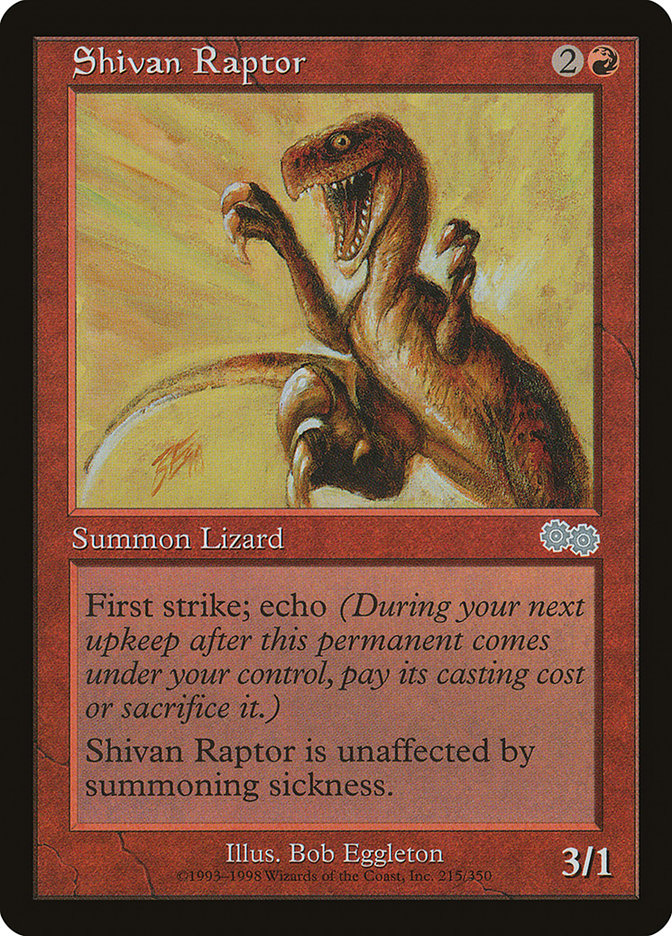 Shivan Raptor [Urza's Saga] | Gear Gaming Fayetteville