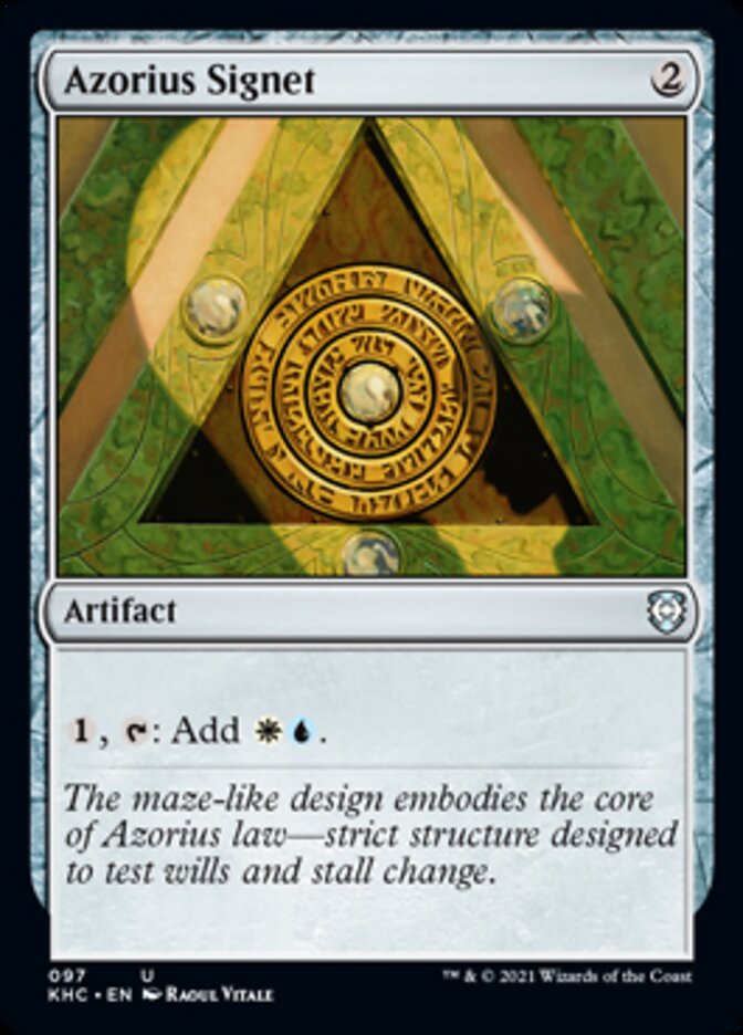 Azorius Signet [Kaldheim Commander] | Gear Gaming Fayetteville