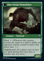 Burly Breaker // Dire-Strain Demolisher [Innistrad: Midnight Hunt] | Gear Gaming Fayetteville