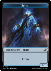 Spirit (9) // Spirit (13) Double-Sided Token [March of the Machine Commander Tokens] | Gear Gaming Fayetteville