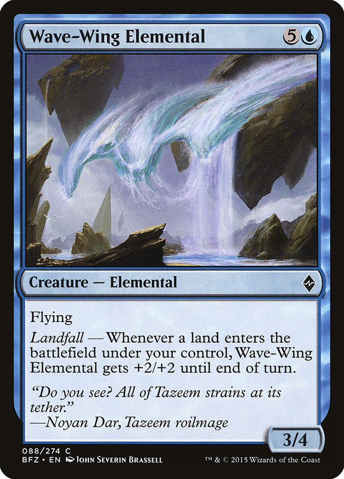 Wave-Wing Elemental [Battle for Zendikar] | Gear Gaming Fayetteville