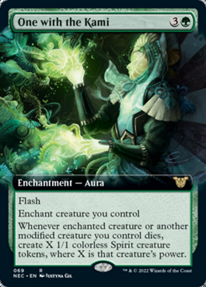 One with the Kami (Extended Art) [Kamigawa: Neon Dynasty Commander] | Gear Gaming Fayetteville