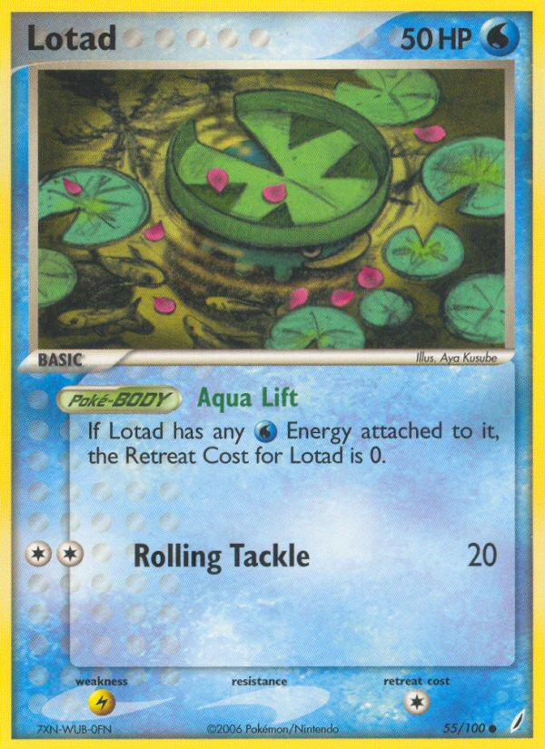 Lotad (55/100) [EX: Crystal Guardians] | Gear Gaming Fayetteville