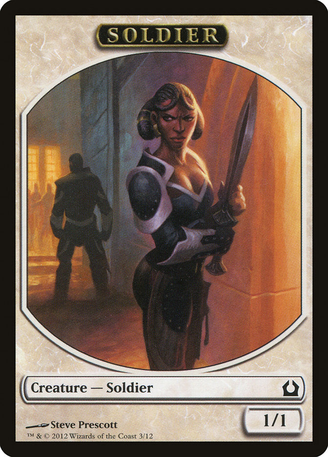 Soldier Token [Return to Ravnica Tokens] | Gear Gaming Fayetteville