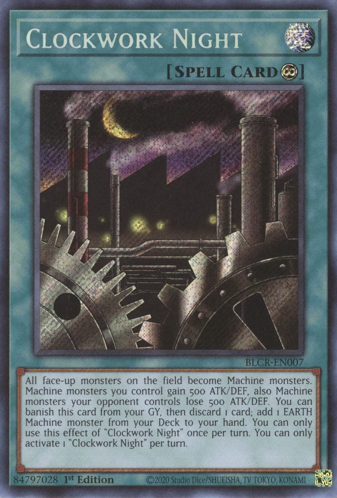 Clockwork Night [BLCR-EN007] Secret Rare | Gear Gaming Fayetteville