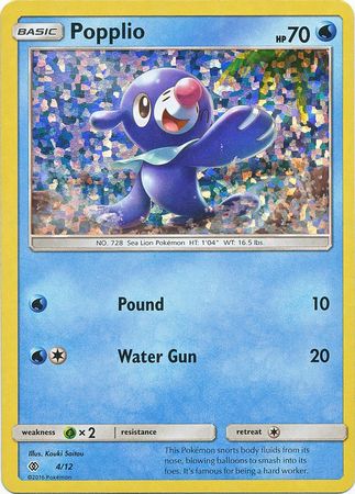 Popplio (4/12) [McDonald's Promos: 2017 Collection] | Gear Gaming Fayetteville