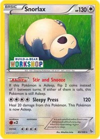 Snorlax (80/106) (Build-a-Bear Workshop Exclusive) [XY: Flashfire] | Gear Gaming Fayetteville