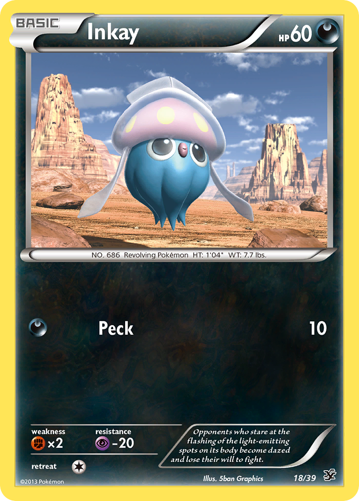 Inkay (18/39) [XY: Kalos Starter Set] | Gear Gaming Fayetteville