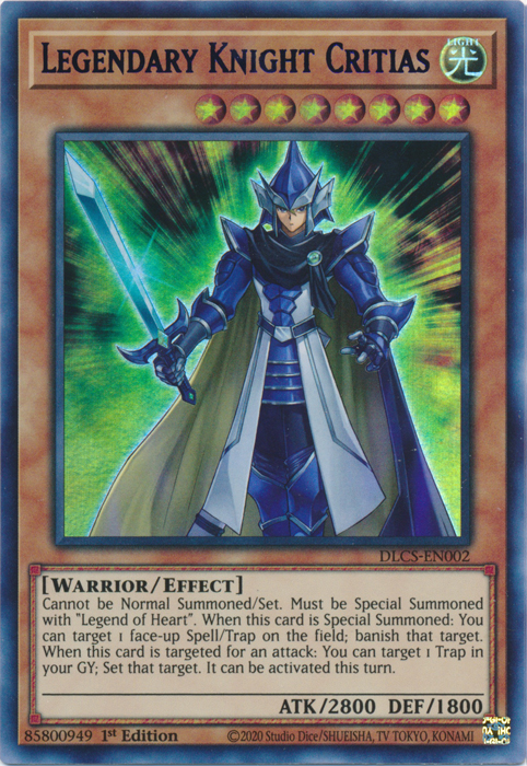 Legendary Knight Critias (Purple) [DLCS-EN002] Ultra Rare | Gear Gaming Fayetteville