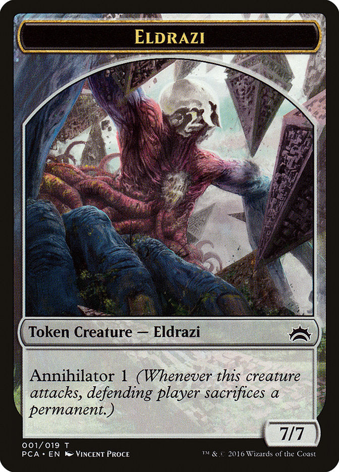 Eldrazi Spawn (003) // Eldrazi Double-Sided Token [Planechase Anthology Tokens] | Gear Gaming Fayetteville