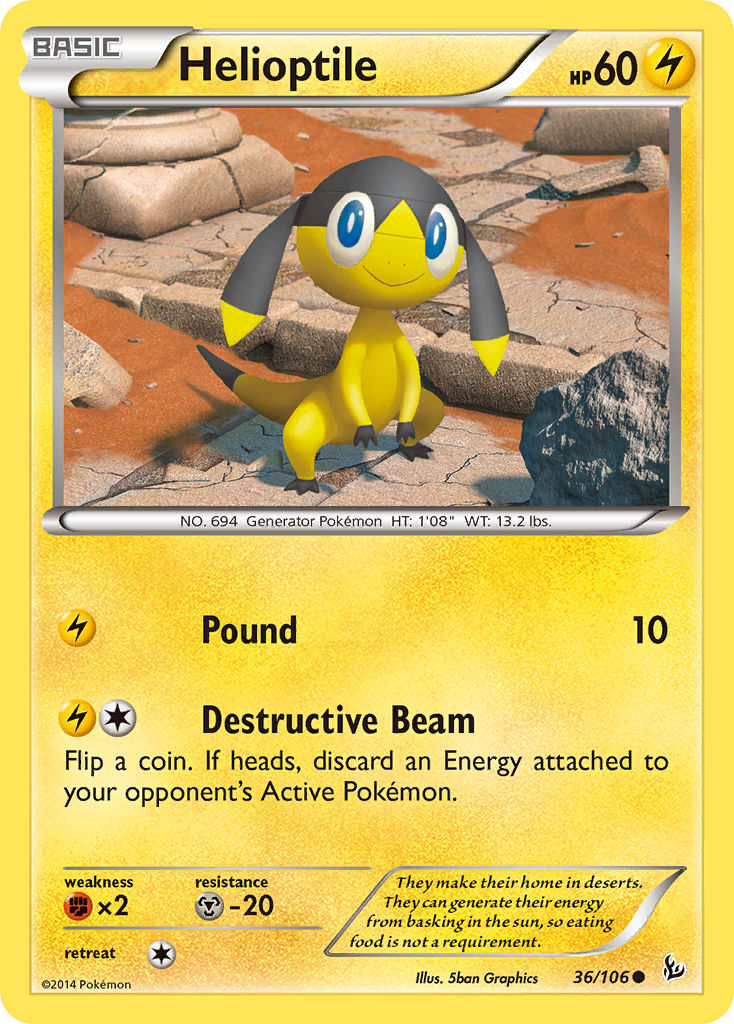 Helioptile (36/106) [XY: Flashfire] | Gear Gaming Fayetteville