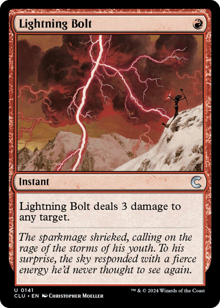 Lightning Bolt [Ravnica: Clue Edition] | Gear Gaming Fayetteville
