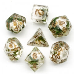 Skull Resin Dice Set - Moss | Gear Gaming Fayetteville