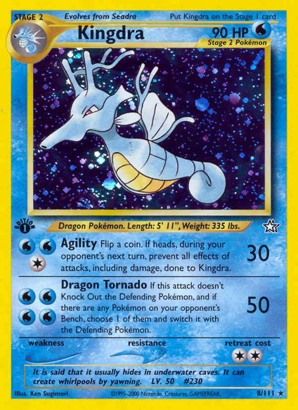 Kingdra (8/111) [Neo Genesis 1st Edition] | Gear Gaming Fayetteville