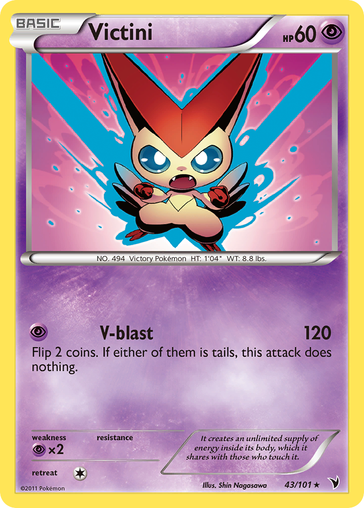 Victini (43/101) [Black & White: Noble Victories] | Gear Gaming Fayetteville