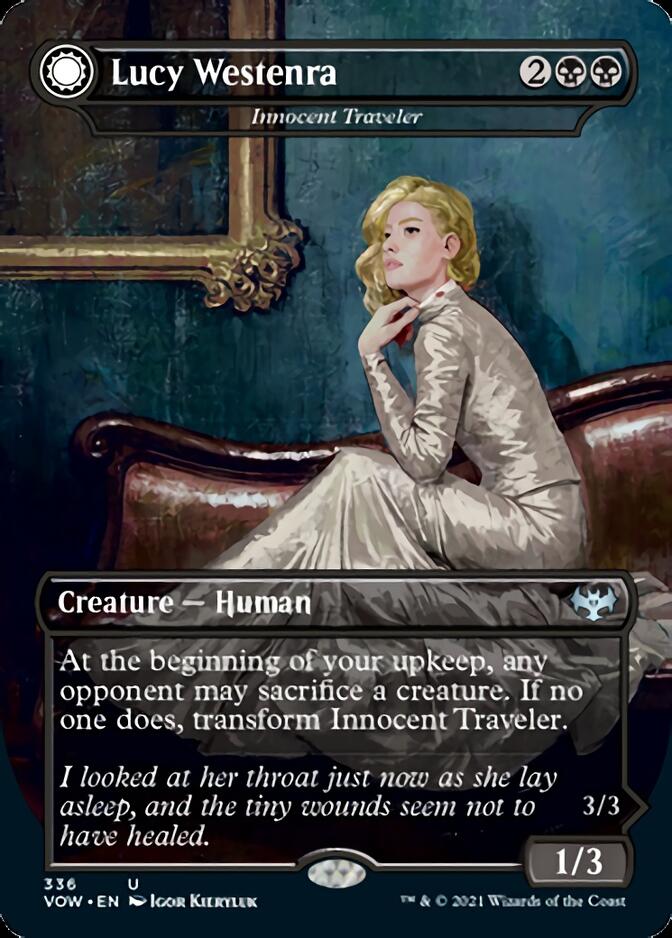Innocent Traveler // Malicious Invader - Lucy Westenra // Lucy, Arisen Vampire [Innistrad: Crimson Vow] | Gear Gaming Fayetteville