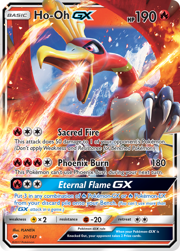 Ho-Oh GX (21/147) [Sun & Moon: Burning Shadows] | Gear Gaming Fayetteville