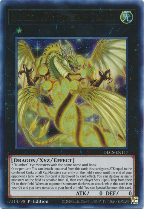 Number 100: Numeron Dragon [DLCS-EN117] Ultra Rare | Gear Gaming Fayetteville