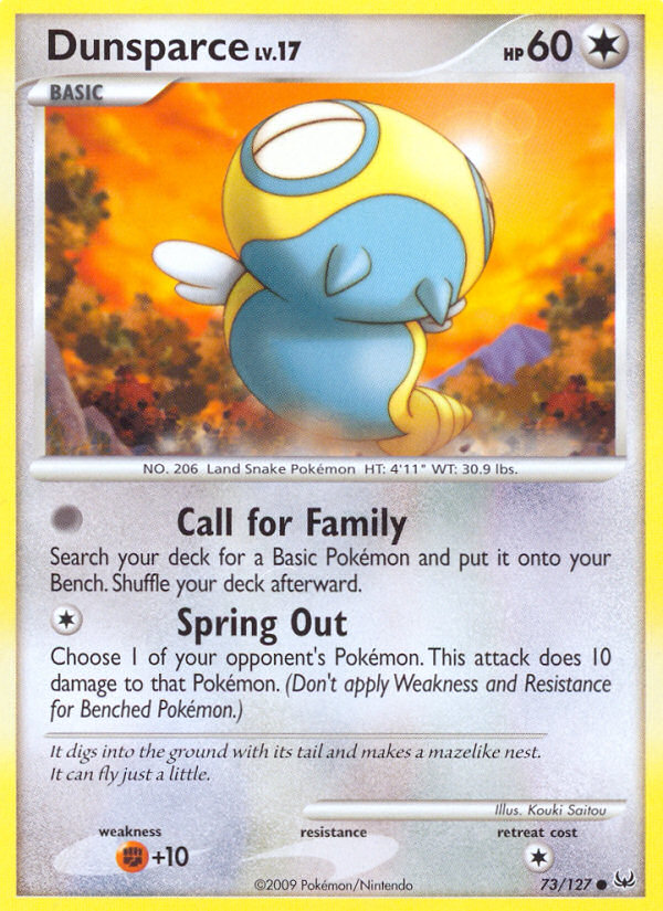 Dunsparce (73/127) [Platinum: Base Set] | Gear Gaming Fayetteville