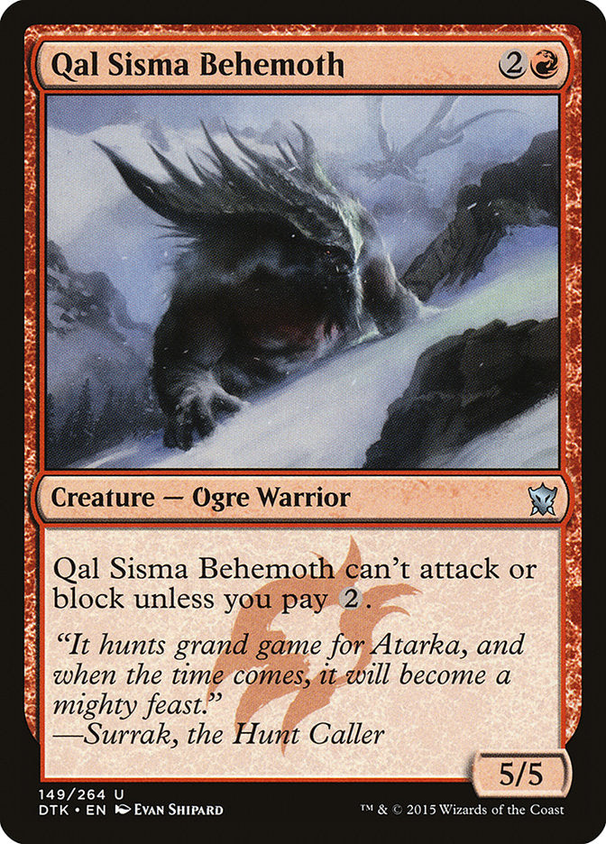 Qal Sisma Behemoth [Dragons of Tarkir] | Gear Gaming Fayetteville