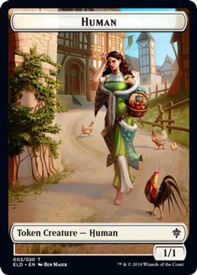 Human // Beast Double-Sided Token [Challenger Decks 2021 Tokens] | Gear Gaming Fayetteville