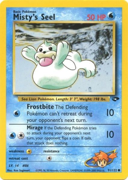 Misty's Seel (91/132) [Gym Challenge Unlimited] | Gear Gaming Fayetteville