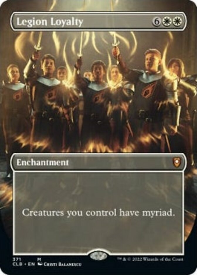 Legion Loyalty (Borderless Alternate Art) [Commander Legends: Battle for Baldur's Gate] | Gear Gaming Fayetteville