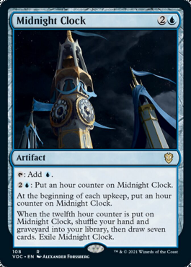 Midnight Clock [Innistrad: Crimson Vow Commander] | Gear Gaming Fayetteville