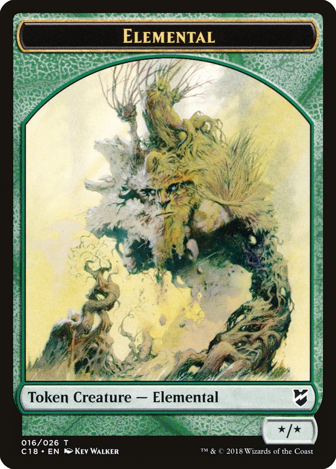 Elemental Token [Commander 2018 Tokens] | Gear Gaming Fayetteville