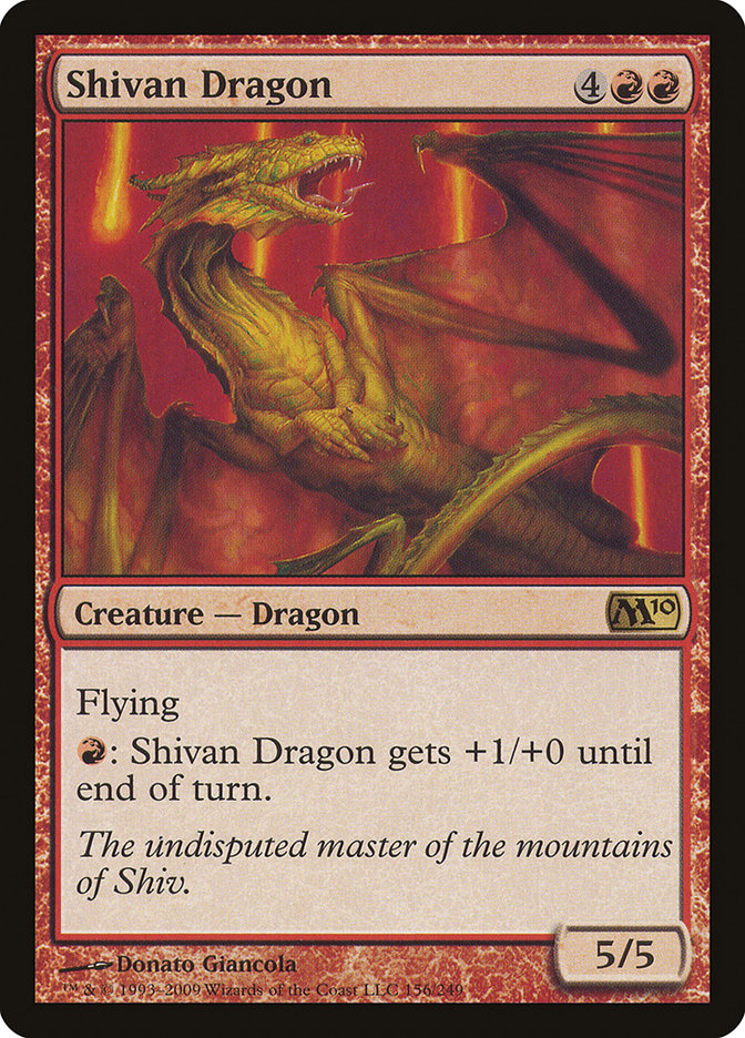 Shivan Dragon [Magic 2010] | Gear Gaming Fayetteville