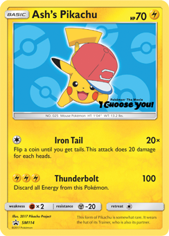 Ash's Pikachu (SM114) [Sun & Moon: Black Star Promos] | Gear Gaming Fayetteville