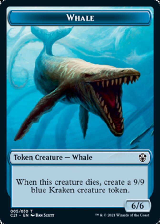 Beast (010) // Whale Double-Sided Token [Commander 2021 Tokens] | Gear Gaming Fayetteville