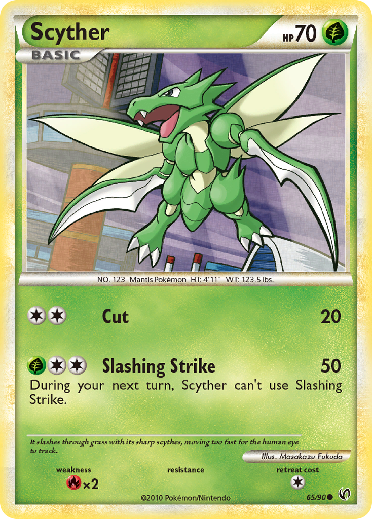 Scyther (65/90) [HeartGold & SoulSilver: Undaunted] | Gear Gaming Fayetteville