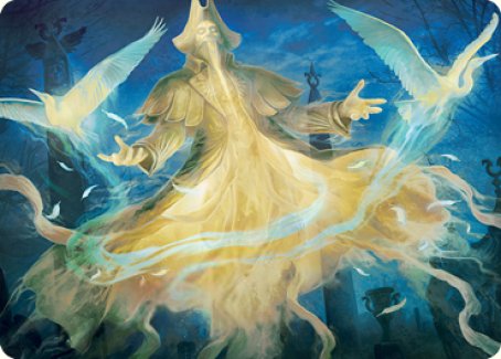 Heron-Blessed Geist Art Card [Innistrad: Crimson Vow Art Series] | Gear Gaming Fayetteville