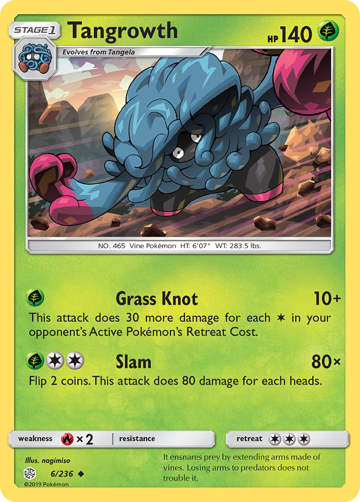 Tangrowth (6/236) [Sun & Moon: Cosmic Eclipse] | Gear Gaming Fayetteville