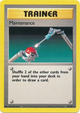 Maintenance (83/102) [Base Set Unlimited] | Gear Gaming Fayetteville