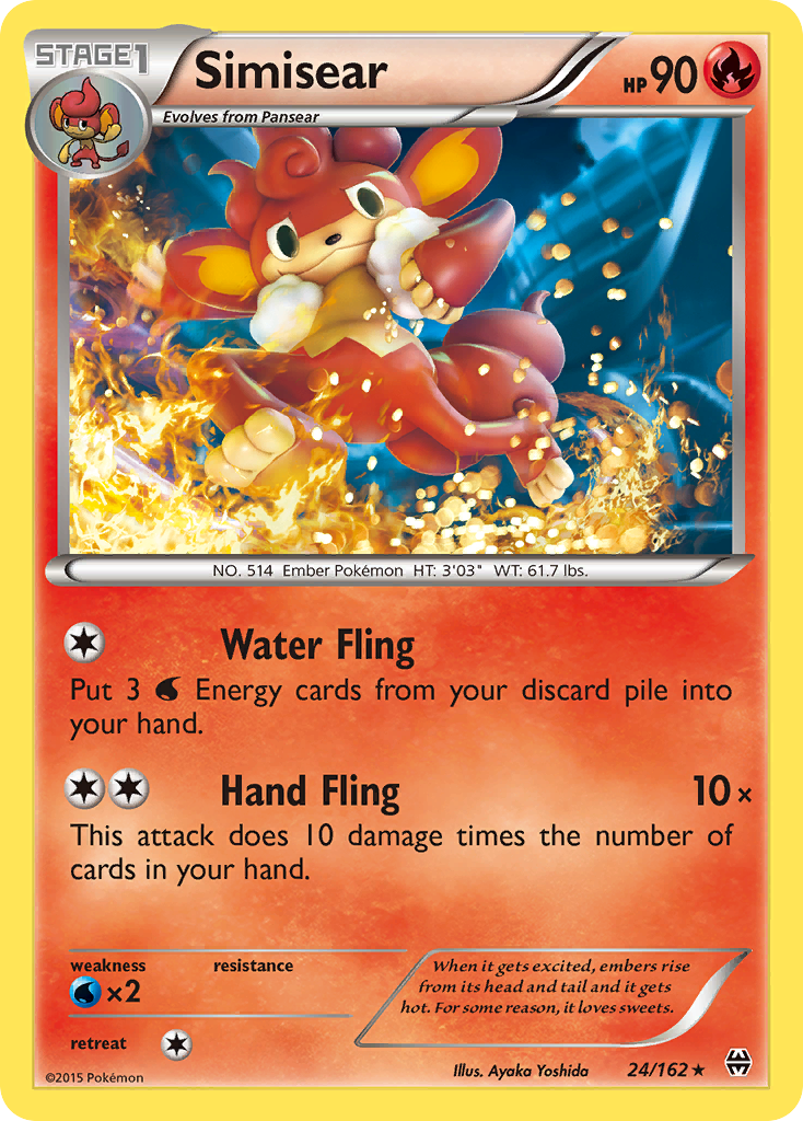 Simisear (24/162) [XY: BREAKthrough] | Gear Gaming Fayetteville