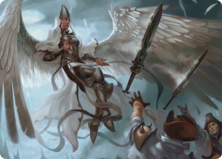 Angelic Quartermaster Art Card [Innistrad: Crimson Vow Art Series] | Gear Gaming Fayetteville