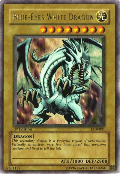 Blue-Eyes White Dragon [LOB-001] Ultra Rare | Gear Gaming Fayetteville