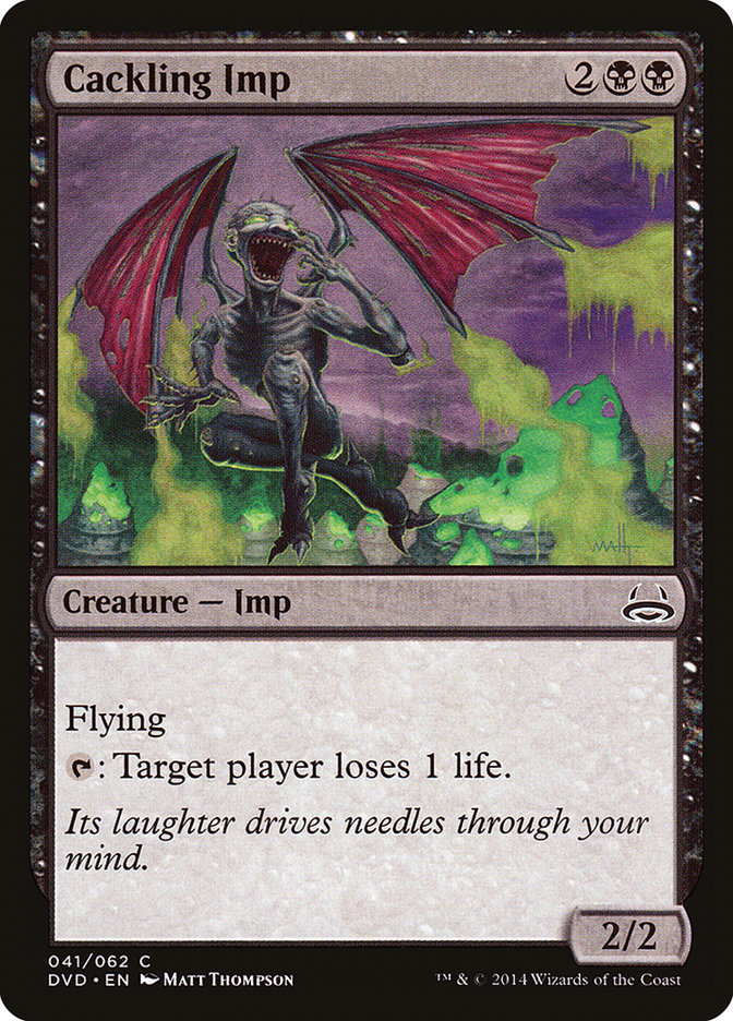 Cackling Imp (Divine vs. Demonic) [Duel Decks Anthology] | Gear Gaming Fayetteville