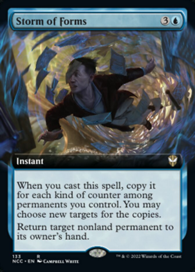 Storm of Forms (Extended Art) [Streets of New Capenna Commander] | Gear Gaming Fayetteville