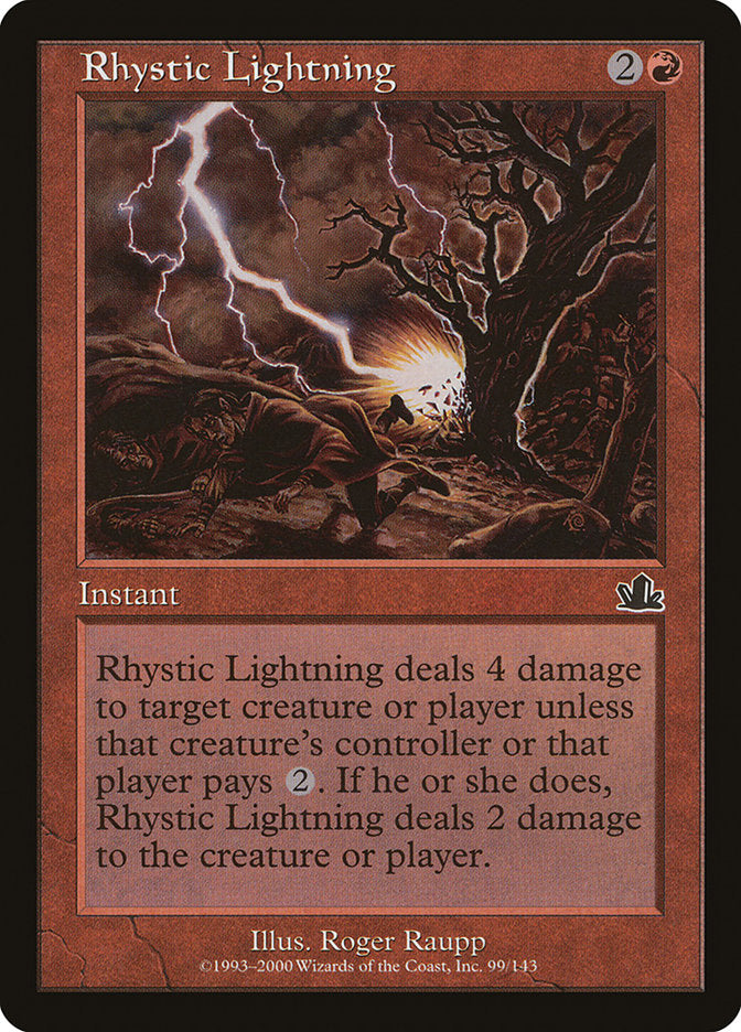 Rhystic Lightning [Prophecy] | Gear Gaming Fayetteville