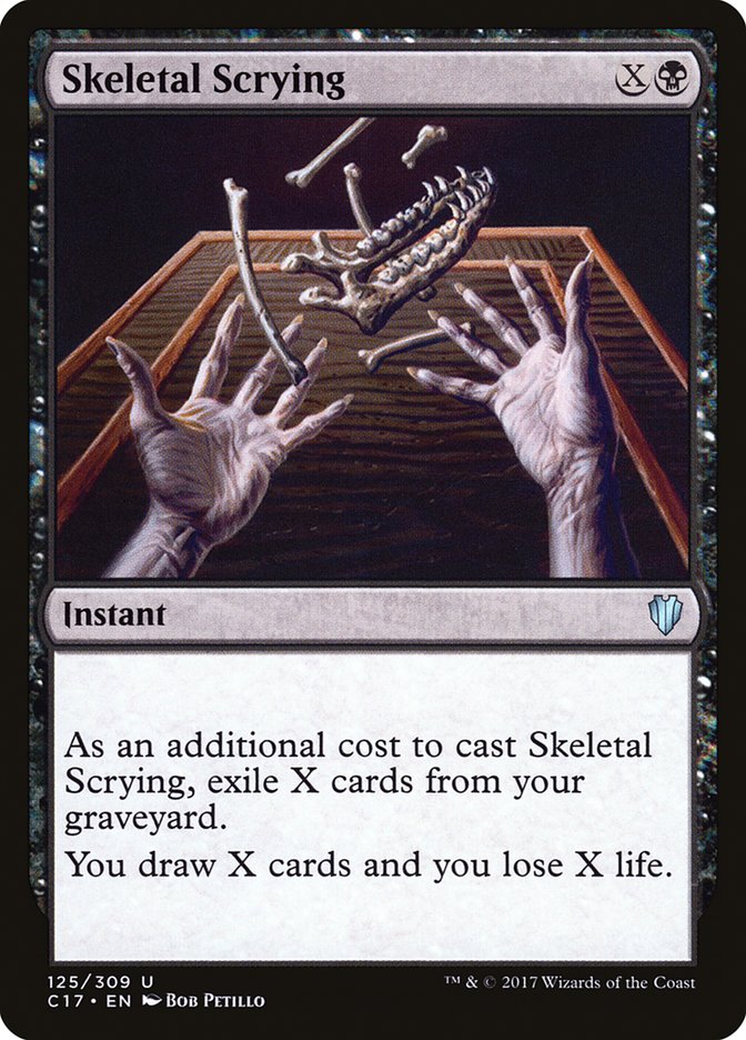 Skeletal Scrying [Commander 2017] | Gear Gaming Fayetteville