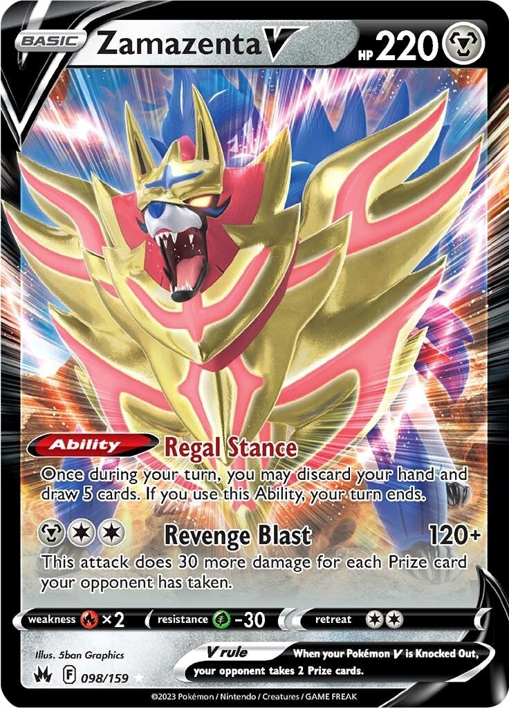 Zamazenta V (098/159) [Sword & Shield: Crown Zenith] | Gear Gaming Fayetteville