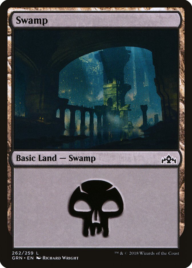 Swamp (262) [Guilds of Ravnica] | Gear Gaming Fayetteville