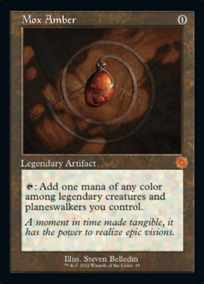 Mox Amber (Retro) [The Brothers' War Retro Artifacts] | Gear Gaming Fayetteville