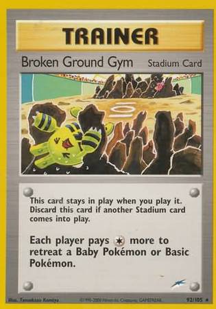 Broken Ground Gym (92/105) [Neo Destiny Unlimited] | Gear Gaming Fayetteville