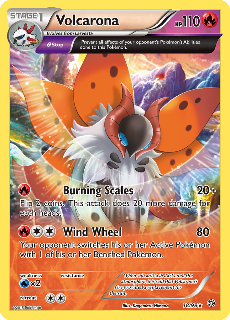 Volcarona (18/98) [XY: Ancient Origins] | Gear Gaming Fayetteville