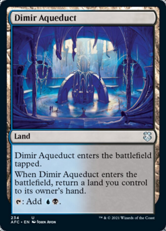 Dimir Aqueduct [Dungeons & Dragons: Adventures in the Forgotten Realms Commander] | Gear Gaming Fayetteville